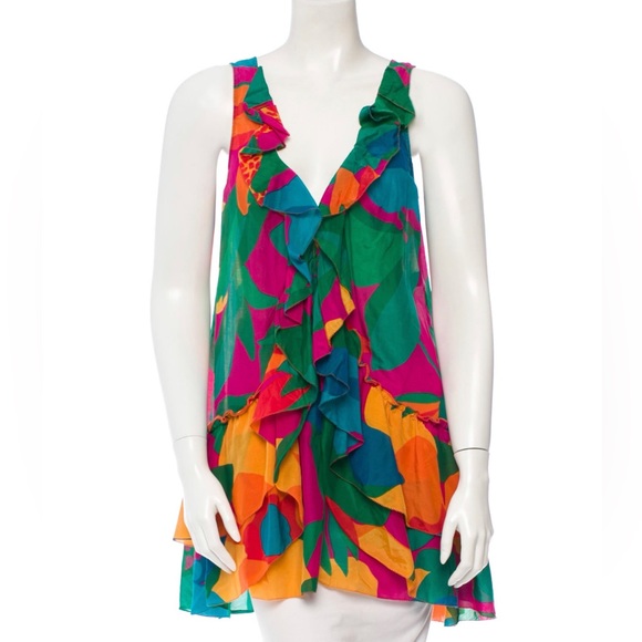 Diane Von Furstenberg Soleil Beach Zoe Cover Up - Picture 3 of 12